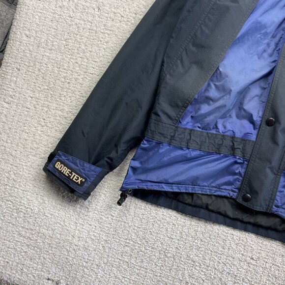 VTG Chlorophylle Gore-Tex GTX Shell Jacket Retro Dark Blue / Purple Men S Read* - Picture 2 of 16